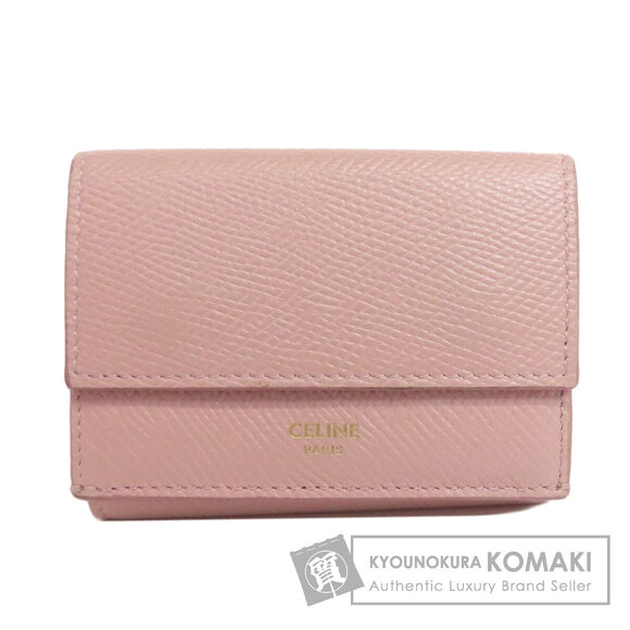 Celine tri fold wallet leather bi - Picture 2 of 8